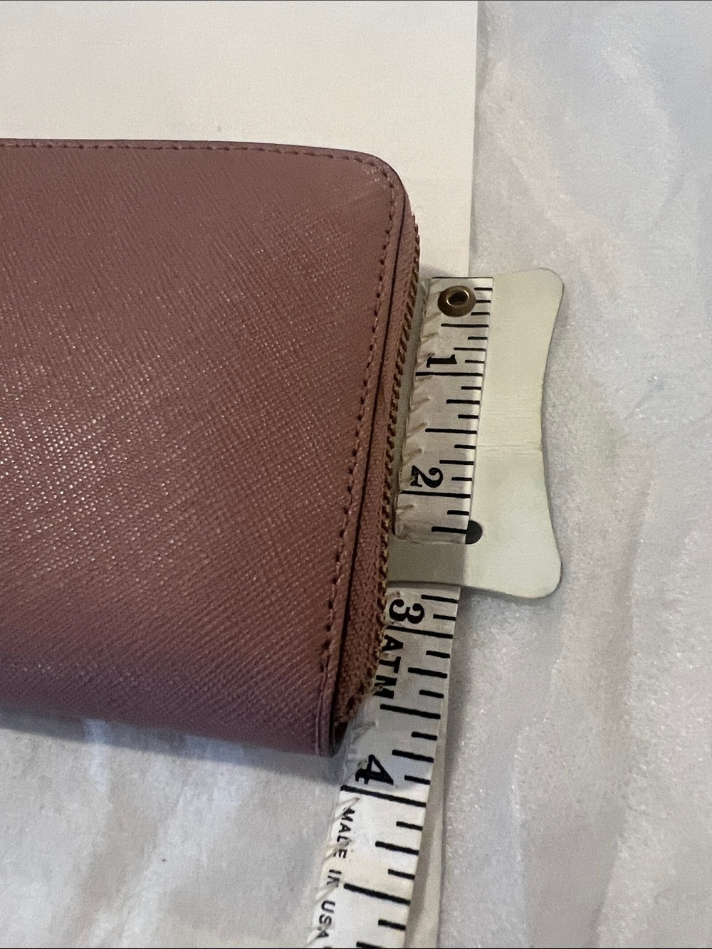 kate spade dusty peony (682) zip-around wallet - Picture 5 of 5